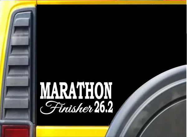 Marathon Finisher L134 8 inch Sticker 26.2 decal