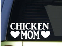 Chicken Mom sticker *H353* 8.5 inch wide vinyl eggs incubator carton egg