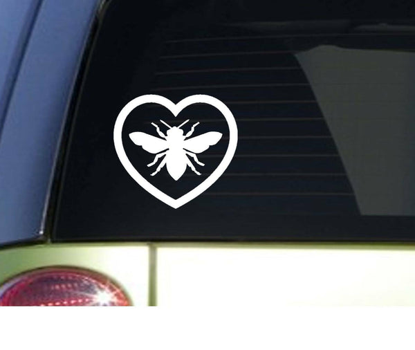 HoneyBee Heart *I839* 6 inch Sticker decal  ˜