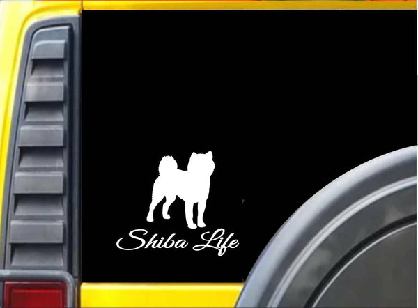 Shiba Life K705 6 Inch dog rescue sticker decal