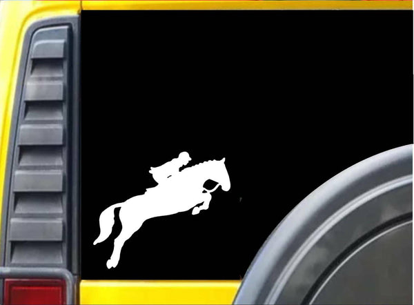 Jumping Horse K602 8 inch sticker horse decal