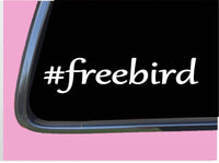 Free bird TP166 vinyl 8" Decal Sticker pregnant gypsy boho spirit mystic