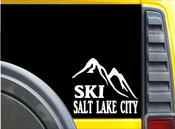 Ski Salt Lake City K648 6 inch Sticker Mountain decal