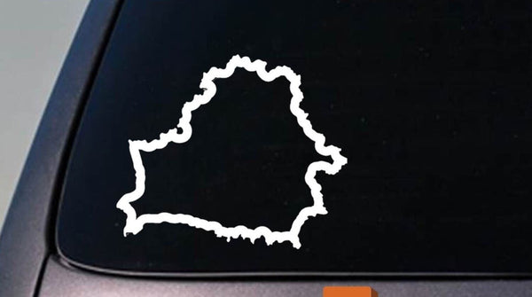 BELARUS country sticker truck car window laptop vinyl decal 6" sticker