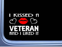 Veteran Kissed L961 8" soldier sniper window decal sticker