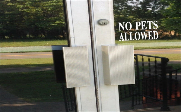 No Pets Allowed signs sticker decal business door 8 inch *E199* vinyl store shop