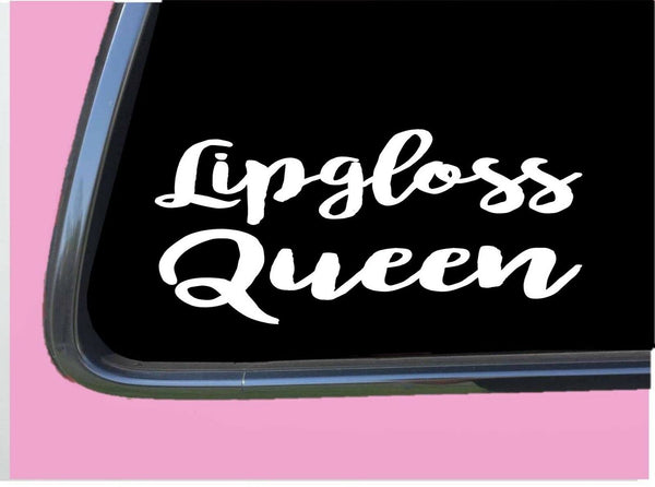 Lipgloss Queen TP 282 Sticker 8" Decal artist lipstick makeup cosmetologist