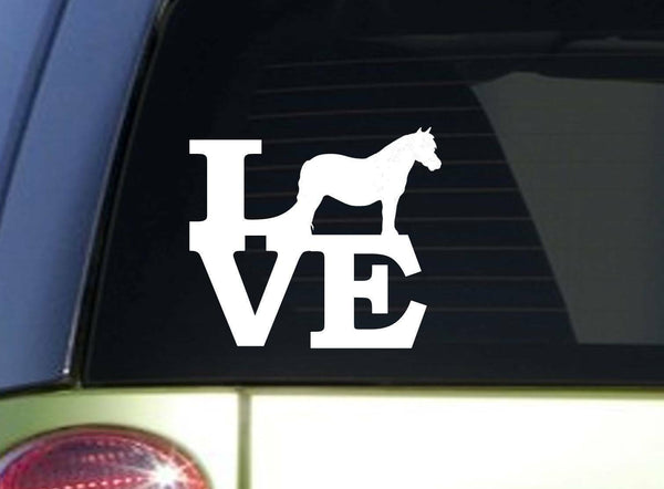 Miniature Horse Love *I833* 6 inch sticker decal