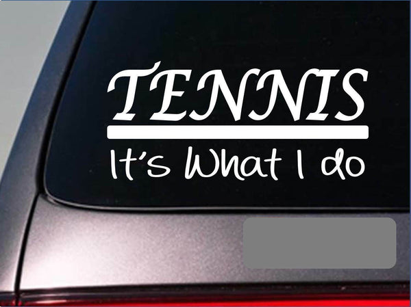 Tennis sticker decal *E323* court racquet clay love us open ball serve set