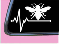 Bee Lifeline TP 244 vinyl 8" Decal Sticker honey hive comb beekeeper