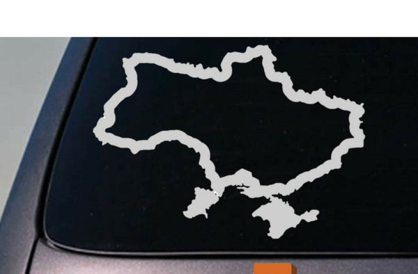 THE UKRAINE COUNTRY 6" STICKER DECAL CAR WINDOW TRUCK RUSSIA ASIA EUROPE