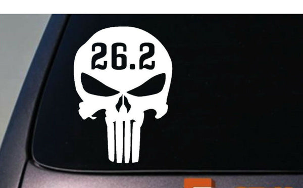 26.2 marathon sticker decal car window *C148*