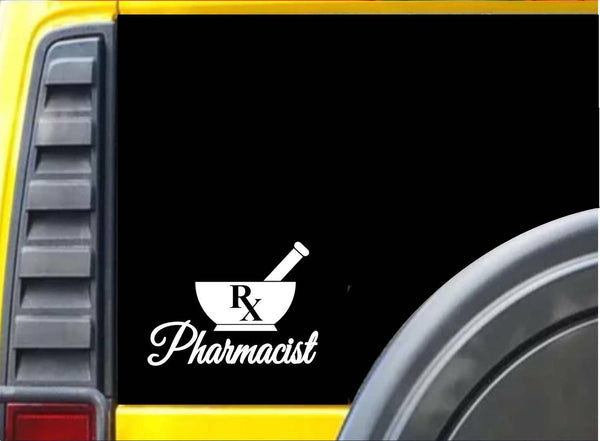 Mortar and Pestle K728 6 inch Pharmacist Sticker decal