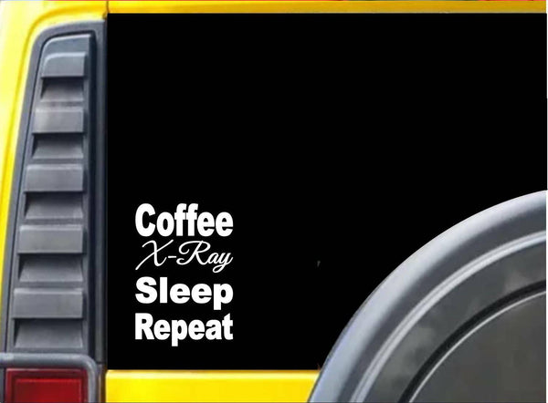 Coffee X-ray Sleep K905 8" Sticker decal