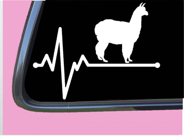 Alpaca Lifeline TP 239 vinyl 8" Decal Sticker kria llama