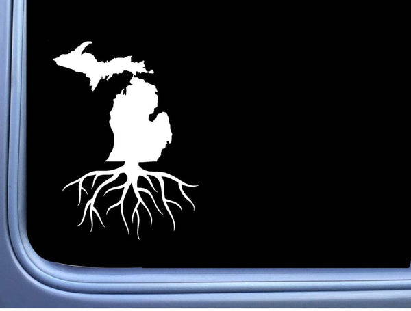 Michigan Roots M253 6 inch Sticker home state Decal