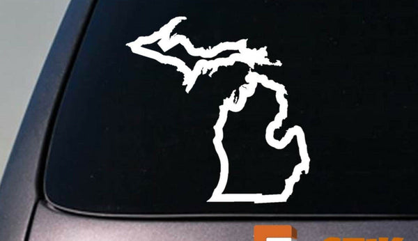 MICHIGAN state 6" sticker decal car truck window college football basketball