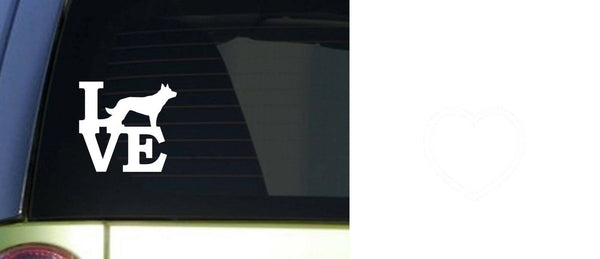 Kelpie Love Sitcker *I903* 6x6 inch decal Australian Kelpie