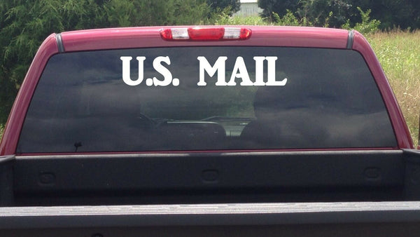 U.S. Mail *I080* 3.2" x 18" Sticker decal mail carrier mailman post office