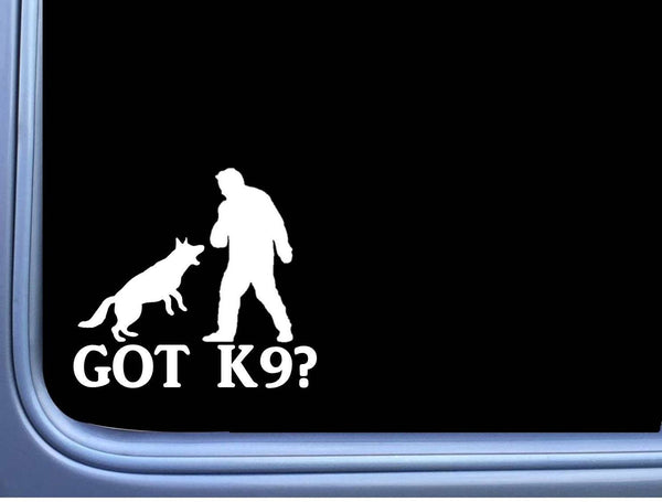 Got K9 Schutzhund German Shepherd M345 6 inch Sticker Decal dog bitesleeve