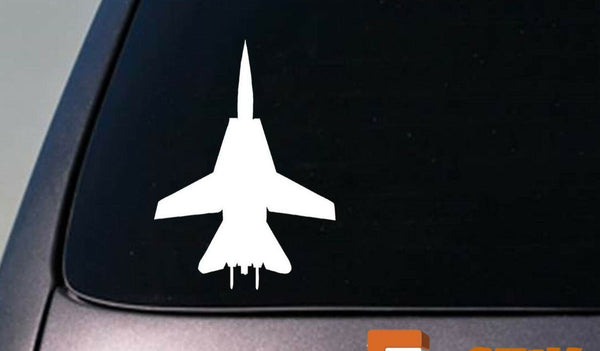 F-14  FIGHTER 6" Sticker Window Vinyl Decal Pilot Fly Aircraft Jet USA Bomber