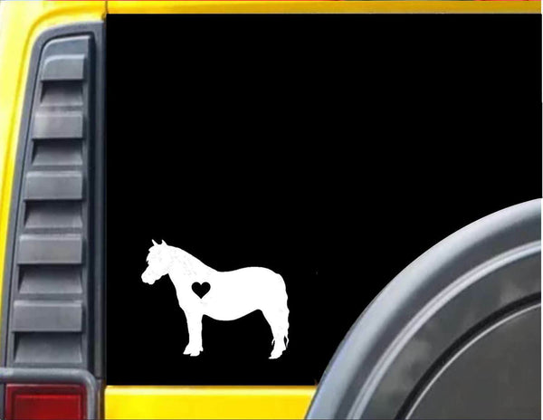 Mini Horse lil heart Decal Miniature Horse Sticker *J472*