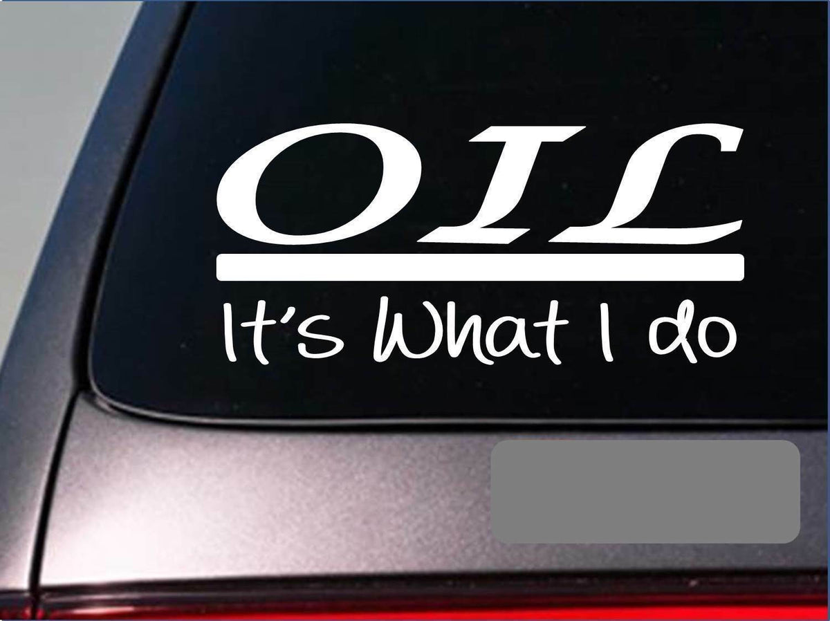Oil Vinyl Decal