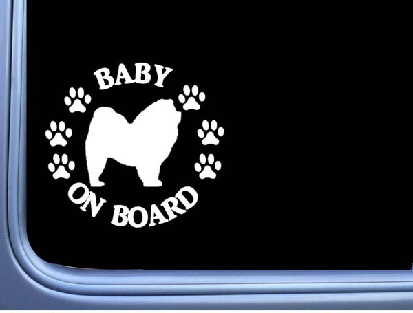 Baby on Board Chow Chow L508 6" Sticker dog decal