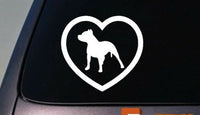 Pitbull Heart *B172* Sticker Car Window Vinyl Decal Dog Lover Puppy Pit Bull