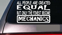 Mechanics all people equal 6" sticker *E446* decal vinyl car truck engines tools