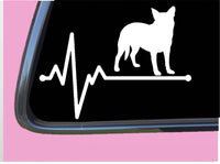 Aucado Lifeline TP 241 vinyl 8" Decal Sticker australian cattle dog blue heeler