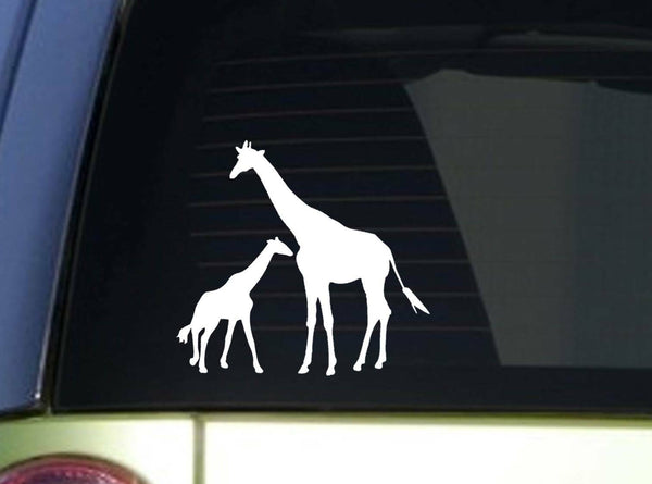 Giraffe baby giraffe *I922* 8" Sticker safari decal