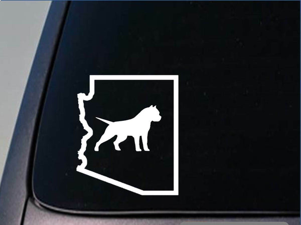 Bully Arizona Sticker *G907* 8" vinyl decal pit bull pitbull bulldog bluetri