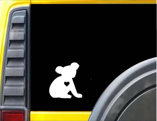 Koala little Heart Decal 6" Sticker *J499*