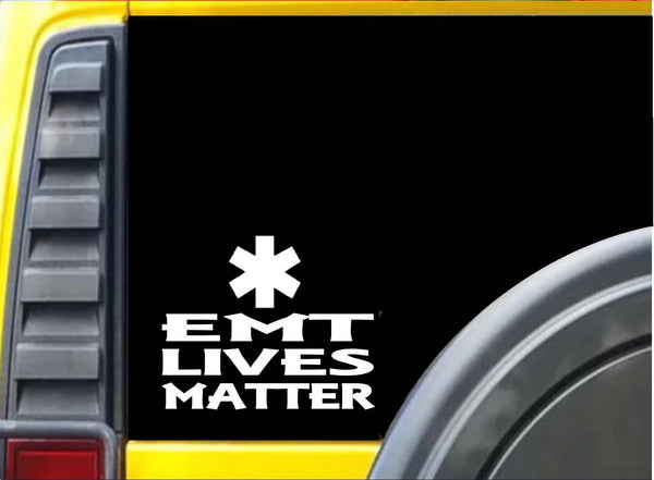 EMT Lives Matter Sticker k108 6 inch ambulance decal