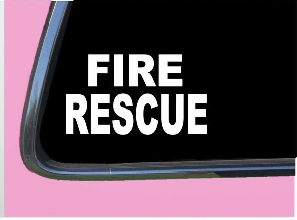 Fire Rescue TP 618 Sticker 8" Decal ambulance military fireman fire fighter hose