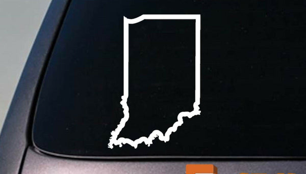 INDIANA state 6" sticker decal car truck window college football basketball