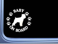 Baby on Board Affenpinscher L551 6" Sticker dog decal