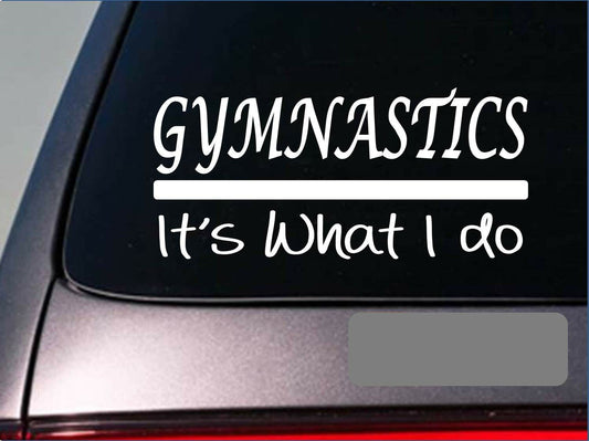 Gymnastics Vinyl Decal