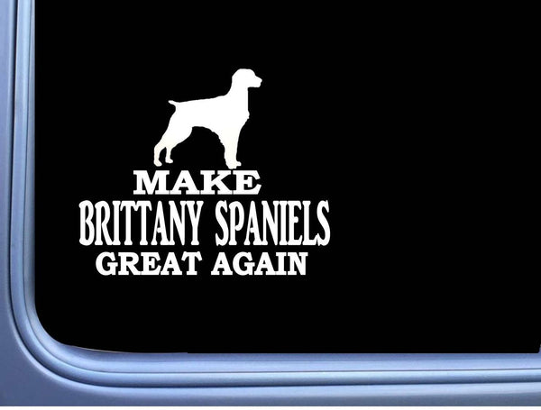 Brittany Spaniel Maga L730 Dog Sticker 7" decal