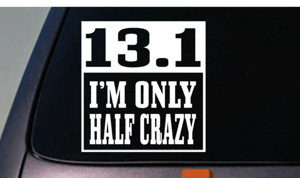 13.1 Half Marathon Decal Sticker Running 10k 6" Sticker *A010*