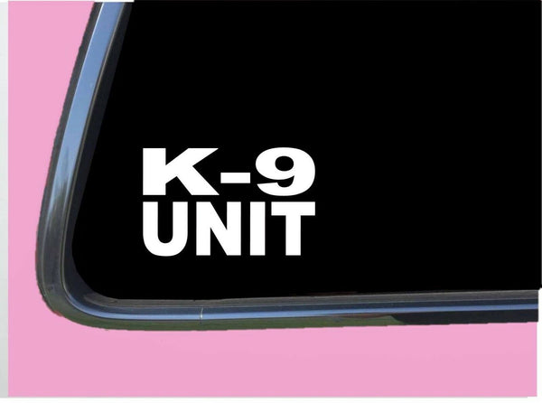 K-9 Unit TP 616 Sticker 8" Decal police dog handler vest kennel malinois sleeve