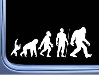 Bigfoot Evolution L682 8" Sticker sasquatch