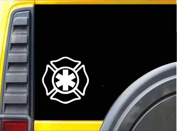 EMT Maltese Cross K335 6 inch decal star of life sticker