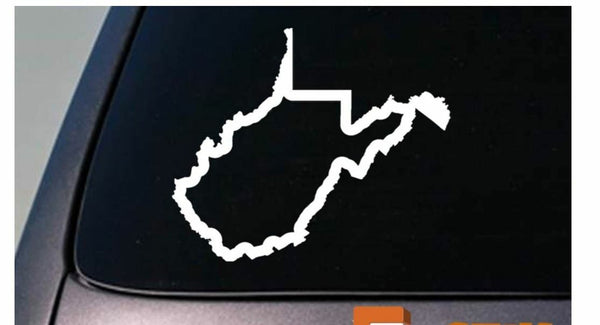 WEST VIRGINIA state 6" sticker decal truck window college football basketball