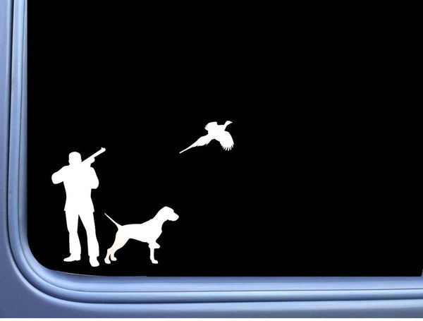 Pheasant English Pointer J868 8 inch Sticker dog Decal