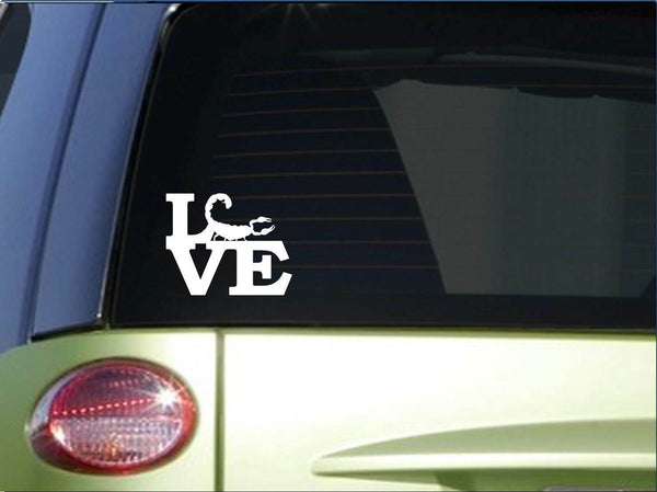 Scorpion love sticker *H169* 6" vinyl desert decal