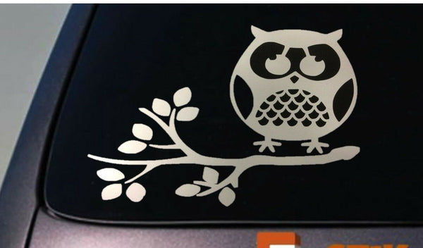 owl sticker decal car window vinyl