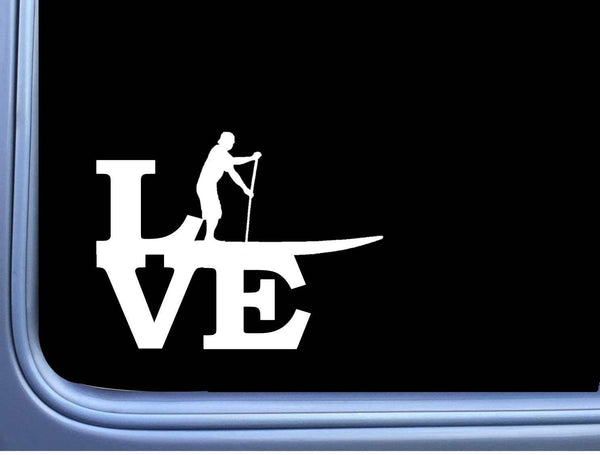 Paddleboard Love Man M135 6 Inch Sticker Decal camping kayak oar paddle board