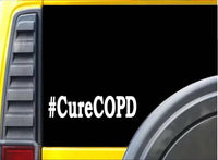 Cure COPD L130 8" Sticker decal